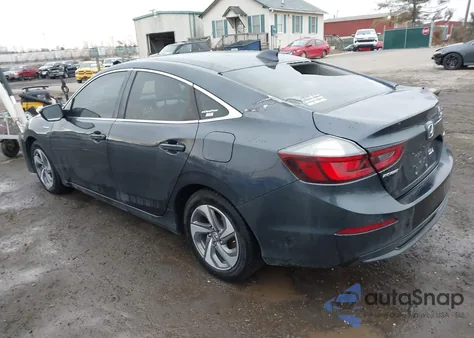 2020 Honda Insight Ex from USA, damaged, VIN 19XZE4F52LE009667